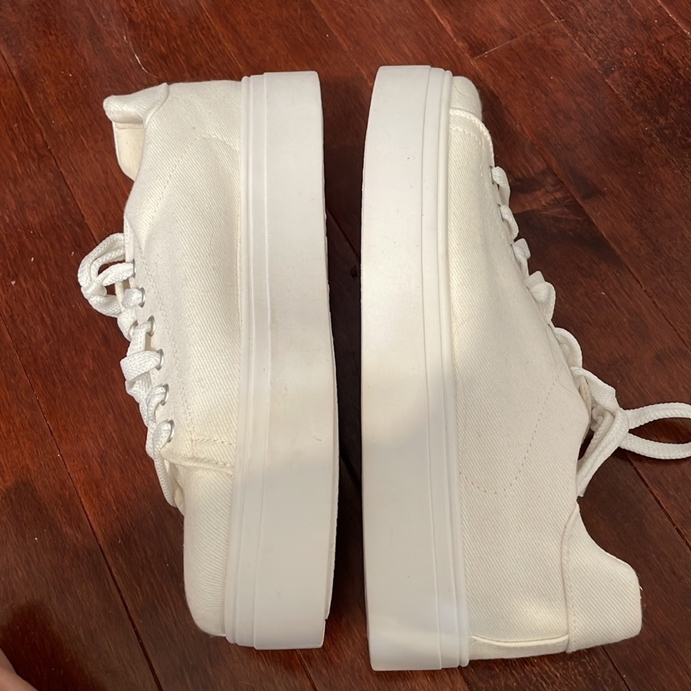 Asos white platform sneakers NWOT - Picture 3 of 3